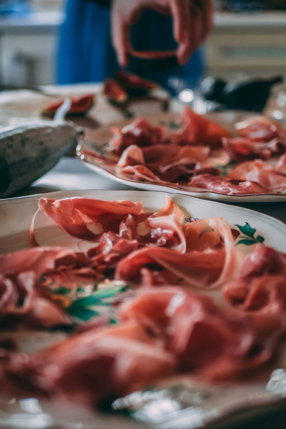 Prosciutto di Parma sliced paper-thin, served with fresh figs