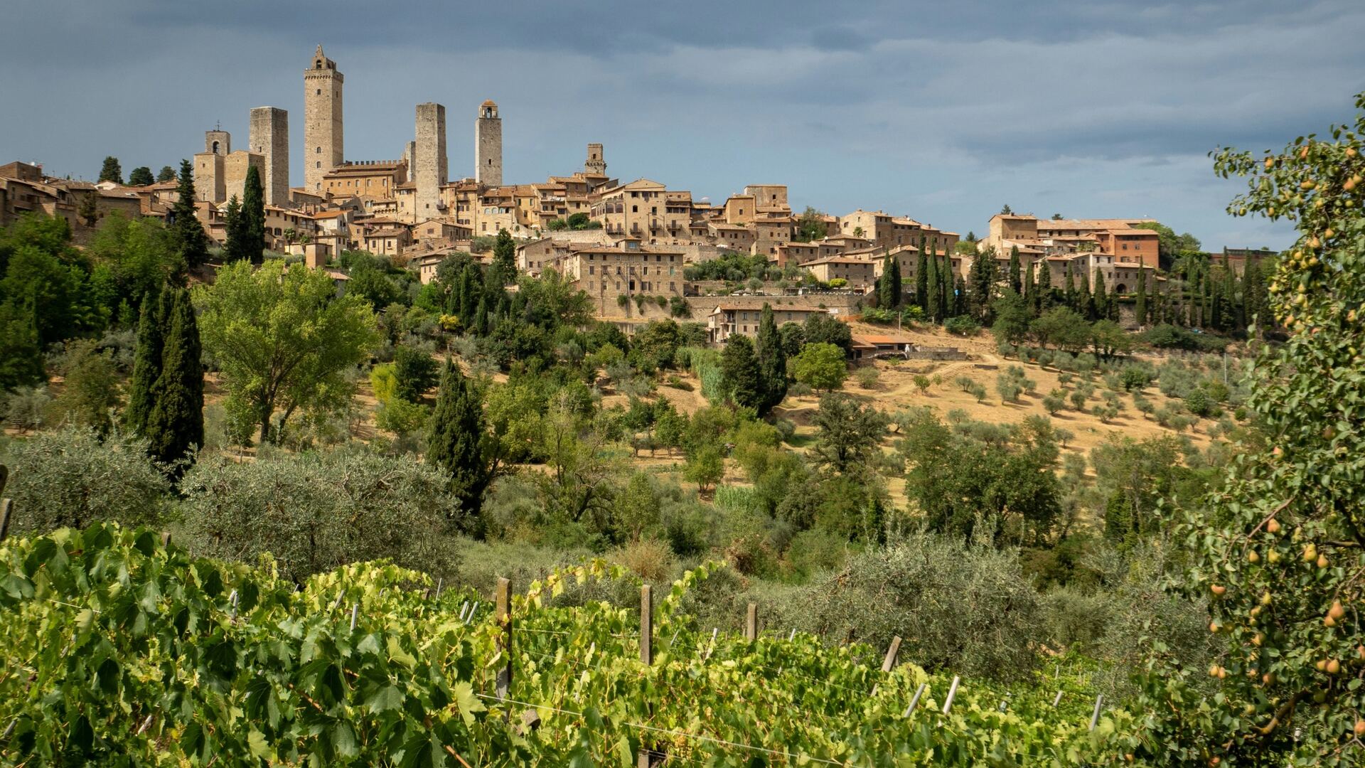 San Gimignano and Siena